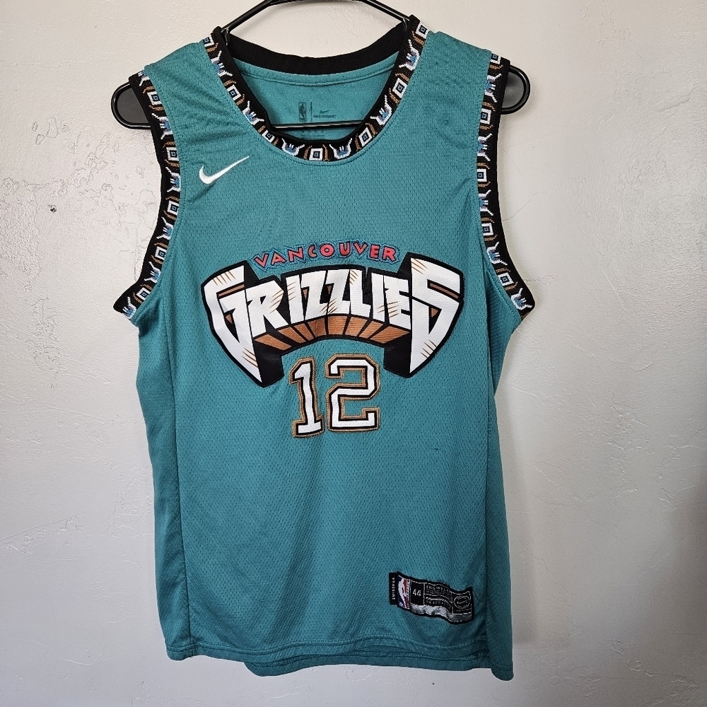 Vancouver Grizzlies Teal Basketball Jersey NBA 12 Morant Unisex Medium Tank Top